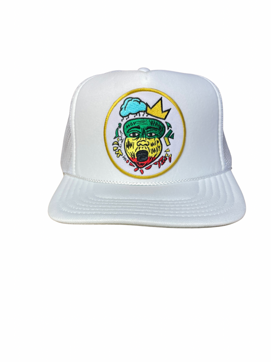 Angel White Trucker Hat