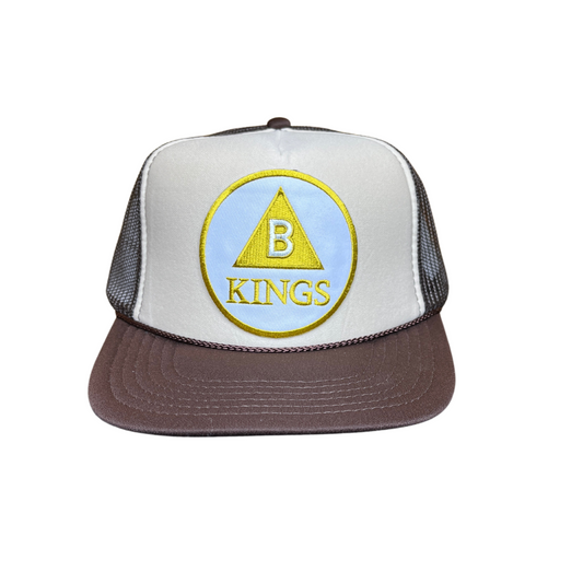Cream & Brown Trucker